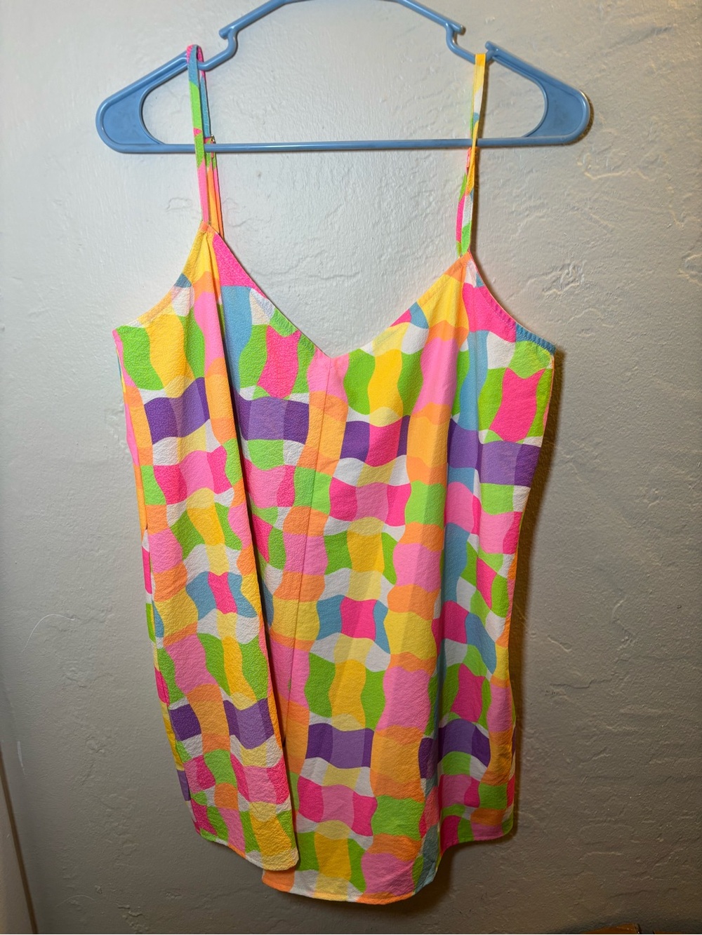 Show Me Your MuMu Women's Multicolor Geo Print Spaghetti Strap Top
